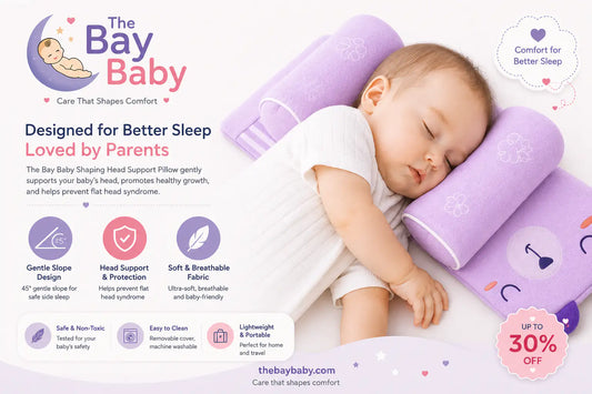 Baby Shaping Head Support Pillow -  Premium Qulaity